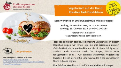 Vegetarisches Fast-Food
