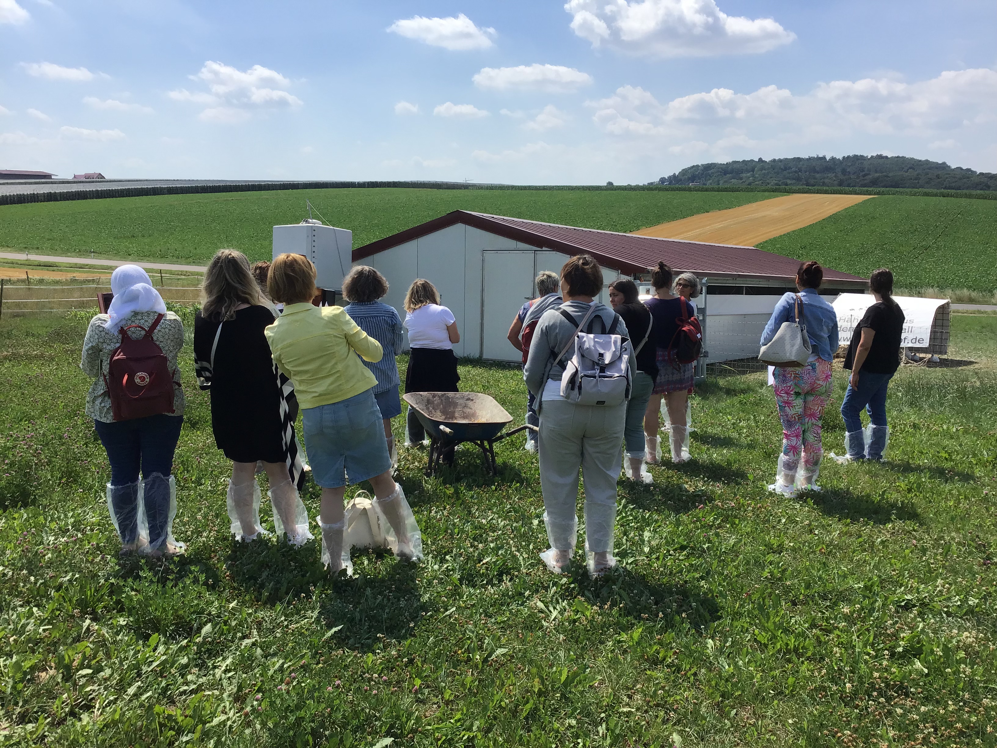 Besichtigung eines landwirtschaftlichen Betriebs